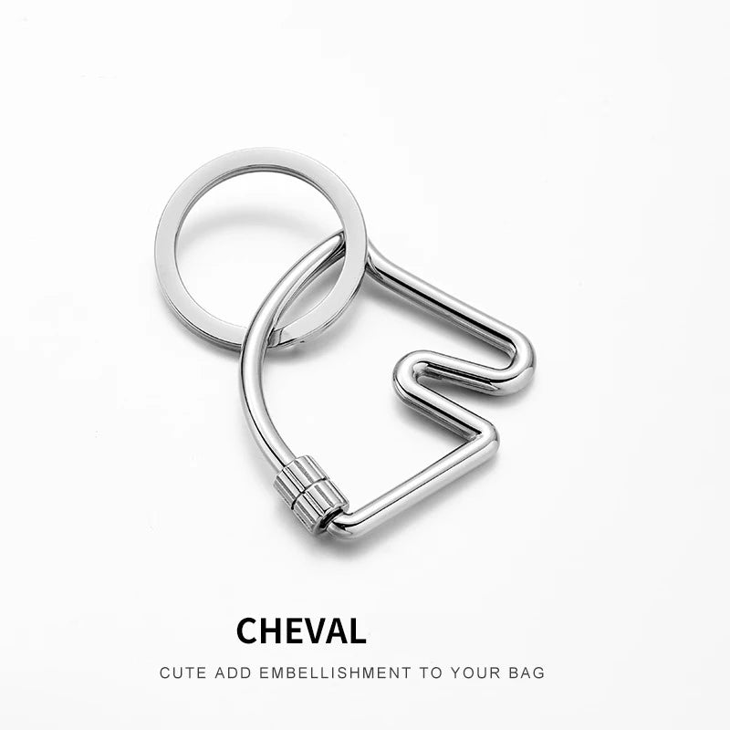 Porte-clés pendentif tête de cheval